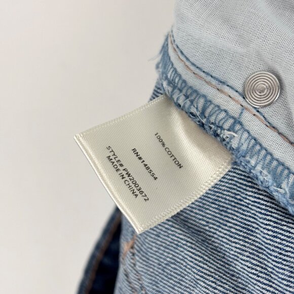 Tgla Denim Shorts Womens Size 30 High-Waisted Frayed Hem Casual Style - Picture 9 of 11